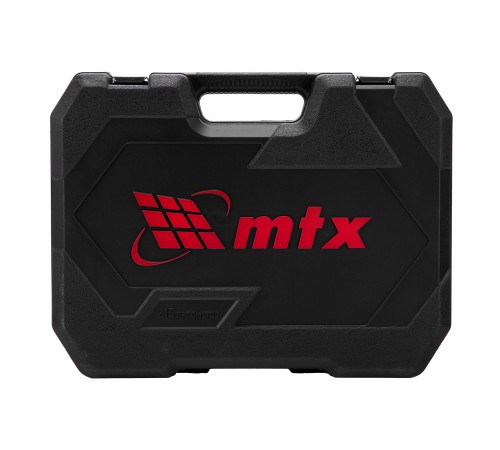 Набор инструментов, 1/2", 3/8", 1/4", пластиковый кейс 215 предметов MTX