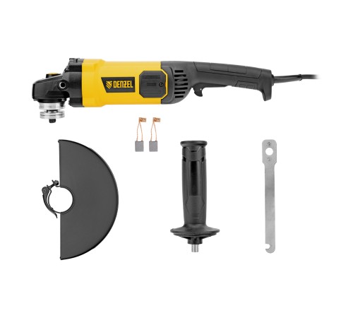 Углошлифовальная машина AGL230-2400, 2400 Вт, 230 мм, 6600 об/мин Denzel