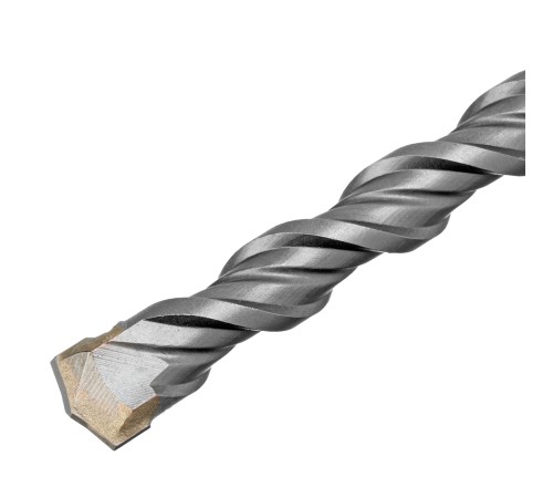 Бур по бетону, двойная спираль, три пылеотводящие кромки, 14 x 210 мм DENZEL