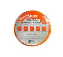 Шланг для компрессора комбинированный резиновый/ПВХ 20 м, 10x16 мм, соединение рапид Sturm!