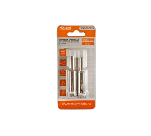 Коронки алмазные Sturm! 1055-09-1255