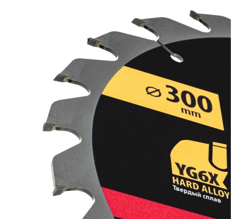 Пильный диск по дереву ф300 х 30 мм, 24 зубьев Denzel