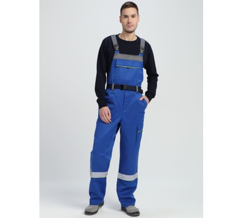 Костюм Практик-2 СОП CH (тк.Смесовая,210) п/к, васильковый/серый