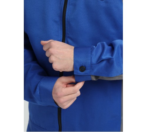 Костюм Практик-2 СОП CH (тк.Смесовая,210) п/к, васильковый/серый