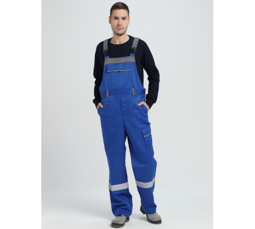 Костюм Практик-2 СОП CH (тк.Смесовая,210) п/к, васильковый/серый