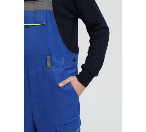 Костюм Практик-2 СОП CH (тк.Смесовая,210) п/к, васильковый/серый