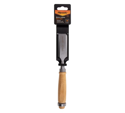 Долото-стамеска 26 мм, деревянная рукоятка// Sparta