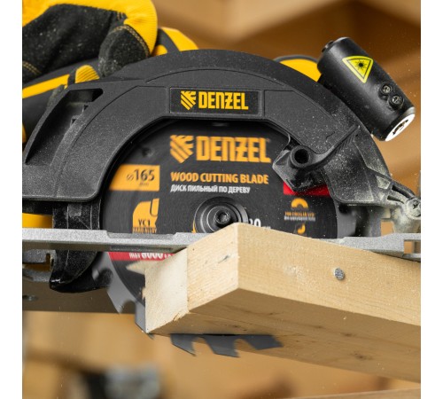 Пильный диск по дереву с гвоздями, ф165 х 20 мм, 20 зубов Denzel