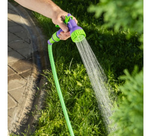 Набор поливочный, шланг 10-30 м, пистолет 7 реж., с быстросъемным соединителем Palisad Набор поливочный, шланг 10-30 м, пистолет 7 реж., с быстросъемным соединителем Palisad