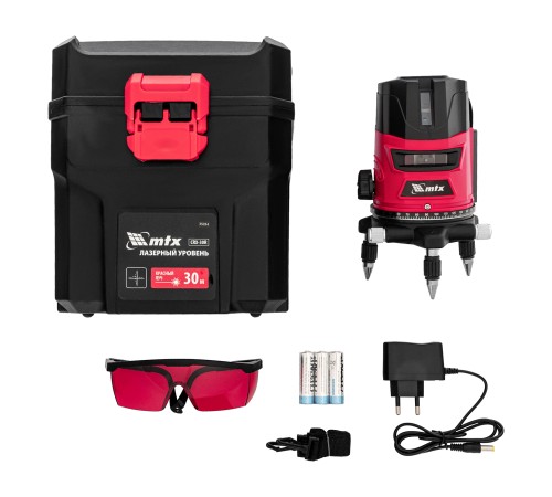 Лазерный уровень CRL-30R, 30 м, красный луч, батарейки, резьба 5/8 Лазерный уровень CRL-30R, 30 м, красный луч, батарейки, резьба 5/8