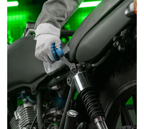 Набор ключей рожковых, 6-19 мм, 6 шт, CrV, фосфатированные, ГОСТ 2839 Сибртех