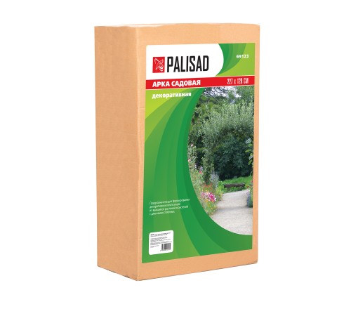 Арка садовая декоративная для вьющихся растений, 227 х 128 см Palisad Арка садовая декоративная для вьющихся растений, 227 х 128 см Palisad