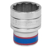 Головка торцевая стандартная двенадцатигранная 1/2", 27 мм KING TONY 433027M Головка торцевая стандартная двенадцатигранная 1/2", 27 мм KING TONY 433027M