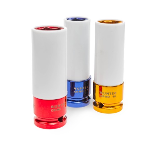 RUNTEC RT-ISPE53F Набор с пневмогайковертом, ударными головками и аксессуарами RUNTEC 1/2", 8-32 мм, CrMo в ложементе EVA, 53 предмета