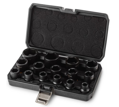 RUNTEC RT-IS1B15 Набор ударных головок RUNTEC 1/2", 10-32 мм, CrMo, 15 предметов