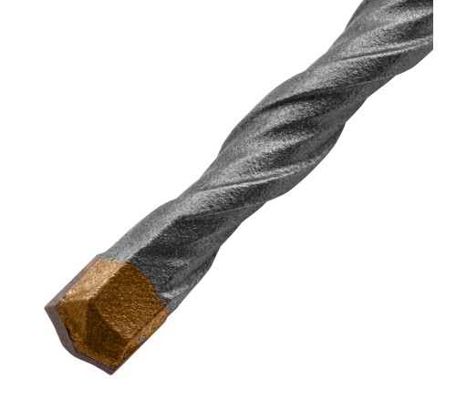 Бур по бетону, двойная спираль, три пылеотводящие кромки, 5 x 160 мм DENZEL