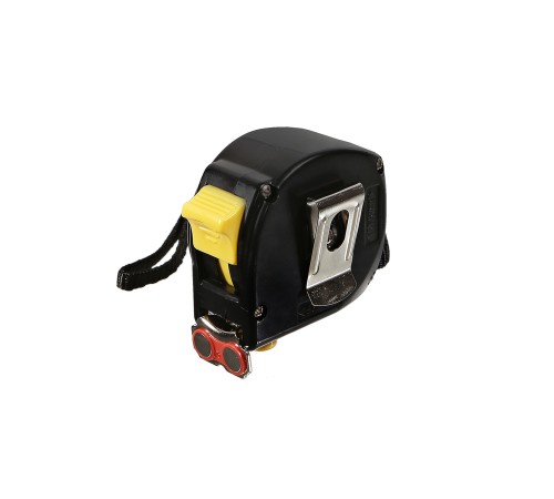 Рулетка 3x19мм, 2 стопа, компактн. корпус, 2 стопа,мощный магнит, Hanskonner