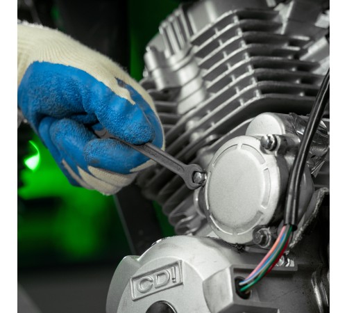 Набор ключей рожковых, 6 - 32 мм, 15 шт., CrV, фосфатированные Сибртех