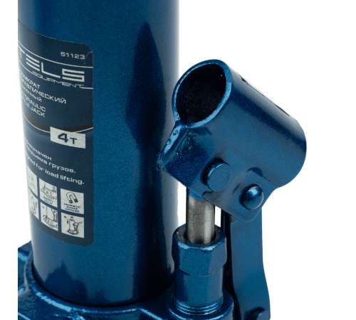 Домкрат гидравлический бутылочный, 4 т, H подъема 195-380 мм, в пластиковом кейсе Stels