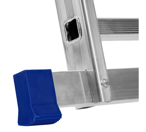 Лестница, 2 х 13 ступеней, алюминиевая, двухсекционная, Сибртех