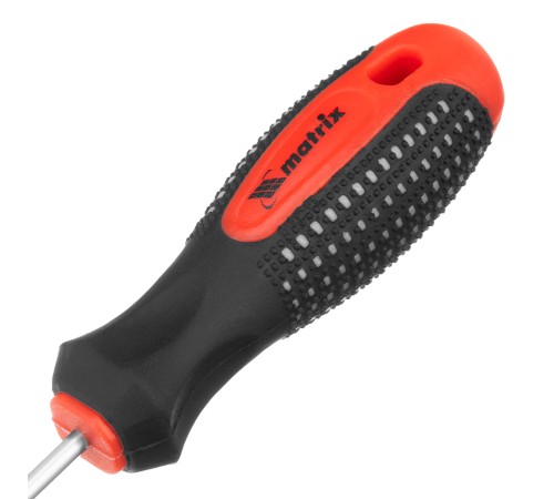 Отвертка Fusion, SL3 х 200 мм, CrV, трехкомпонентная рукоятка  Отвертка Fusion, SL3 х 200 мм, CrV, трехкомпонентная рукоятка