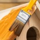 Кисть флейцевая для лаков, 35 x 10 мм, искусственная щетина, пластиковая рукоятка, Matrix