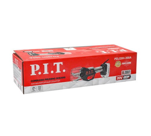 Секатор аккумуляторный бесщёточный P.I.T. PDJ20H-300A (без АКБ и ЗУ)