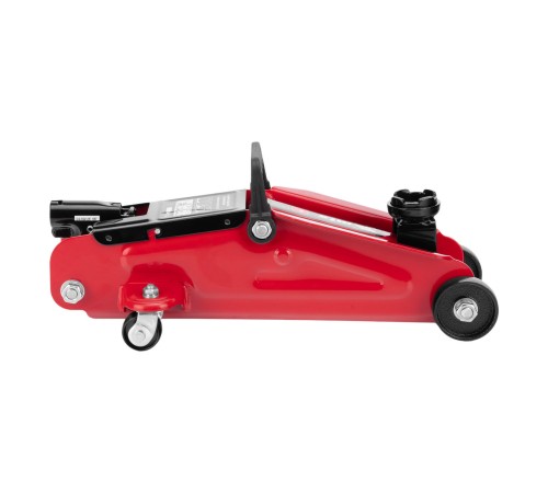 Домкрат гидравлический подкатной, 2 т, 140-340 мм, в пласт. кейсе MTX