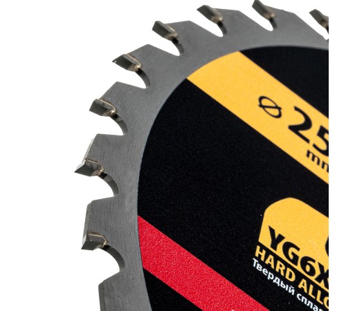 Пильный диск по дереву ф255 х 30мм, 36 зубьев Denzel