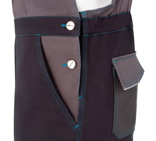 Полукомбинезон, 97% хлопок, 3% спандекс, XXXL Gross