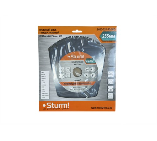 Диск пильный Sturm! 9020-255-32-60T Диск пильный Sturm! 9020-255-32-60T