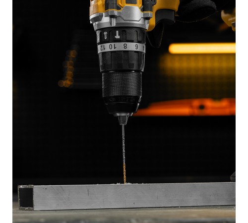 Сверло спиральное по металлу 2 х 86 мм Р6М5, Golden Tip, удлиненное, 2шт. Denzel