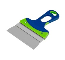 Шпатель фасадный, нержавеющая сталь, 150 мм,  двухкомпонентная ручка Сибртех