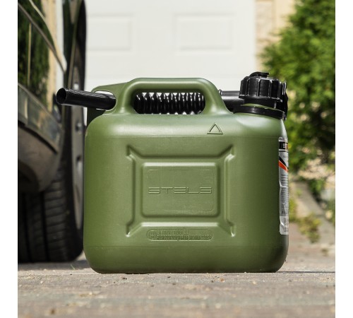 Канистра для ГСМ вертикальная 5 л, пластиковая, усиленная Stels