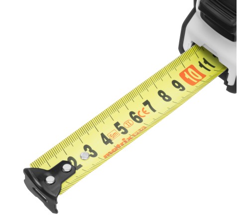 Рулетка Neon,5 м x 25 мм,обрезиненный корпус,3 фиксации,Pro Matrix