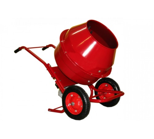 Бетоносмеситель 130 л TOR Б130Р-Максим с моторредуктором 
220В (чугунный венец)