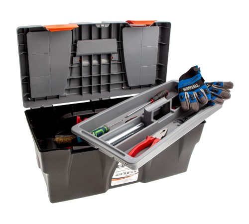 Ящик для инструмента 24", 590 х 300 х 300 мм, пластик Stels
