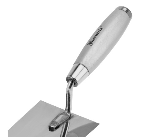 Кельма из нержавеющей стали, 140 х 82 мм, деревянная ручка Matrix