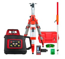 Комплект: ротационный нивелир RGK SP-400G + штатив RGK SH-170 рейка RGK LR-2