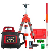 Комплект: ротационный нивелир RGK SP-400G + штатив RGK SH-170 рейка RGK LR-2