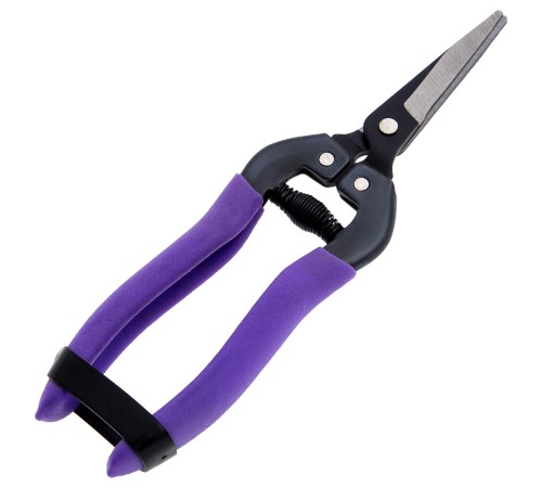Секатор цветочный, 180 мм, металлические обрезиненные рукоятки, Palisad