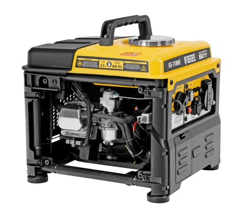 Генератор инверторный GS-1100iF, 1,1 кВт, 230 В, ручной старт DENZEL
