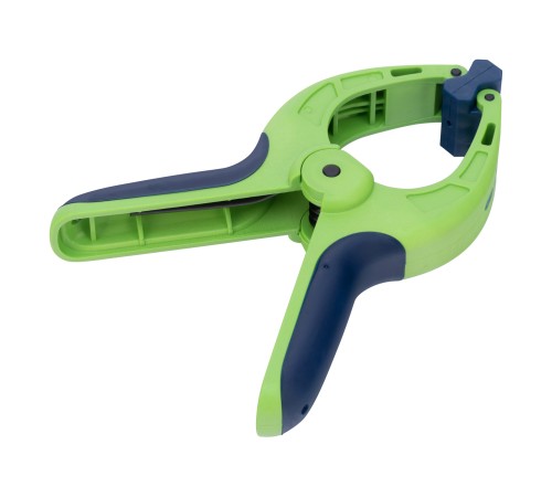 Струбцина клещеобразная 2-3/4, пластиковый корпус, двухкомпонентные рукоятки, усиленная пружина, 70 мм Сибртех