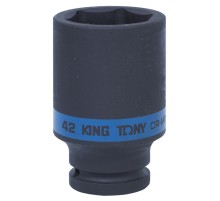 Головка торцевая ударная глубокая шестигранная 3/4", 42 мм KING TONY 643542M Головка торцевая ударная глубокая шестигранная 3/4", 42 мм KING TONY 643542M