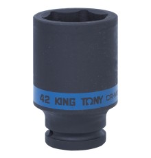 Головка торцевая ударная глубокая шестигранная 3/4", 42 мм KING TONY 643542M