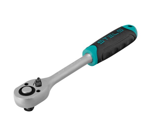 Ключ-трещотка 1/2", CrV, 72 зуба, с быстрым сбросом, матовый хром Stels Ключ-трещотка 1/2", CrV, 72 зуба, с быстрым сбросом, матовый хром Stels