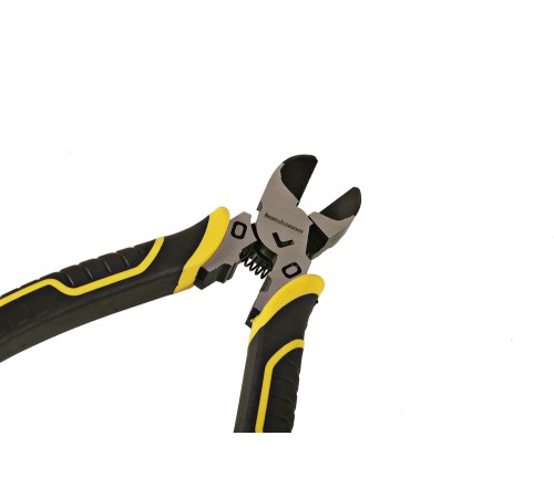 Бокорезы 160мм, эксц. шарнир,+30% к силе реза, СrV, TPR рук., Hanskonner