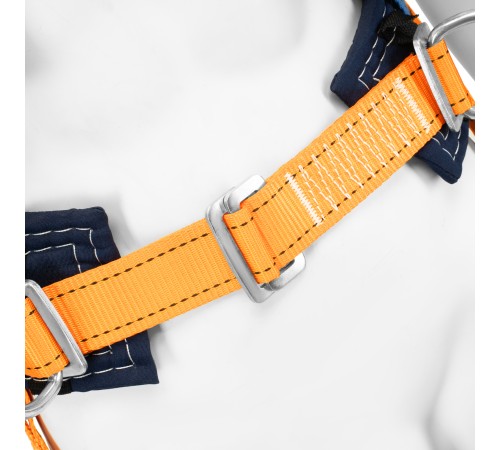 Удерживающе-страховочная привязь, модель УСП II, наплечные и набедренные лямки, высокий кушак Сибртех