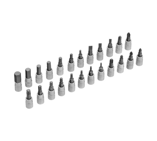 Набор инструментов, 1/4, CrV, пластиковый кейс, 57 предметов Stels