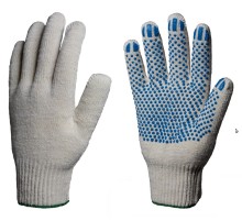 Перчатки х/б 13кл. с ПВХ ТОЧКА 48-50гр.